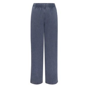 Skims Boyfriend Fleece pant. Size small. Steel Blue. Oversized fit. Unisex.